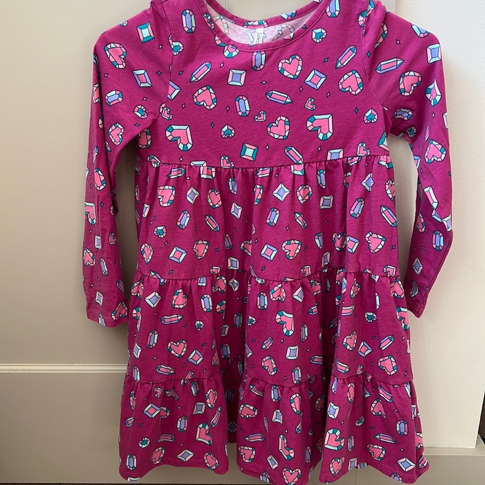 Girls Long Sleeve Dress- Size 8